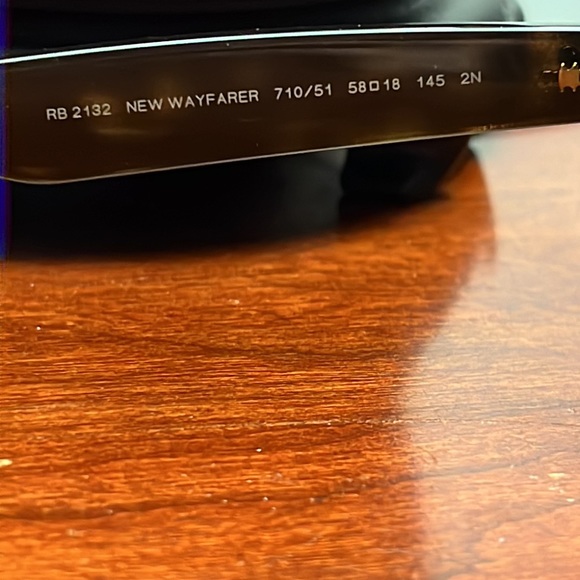 NWOT Ray Ban Tortoise New Wayfarer Large - Picture 3 of 8